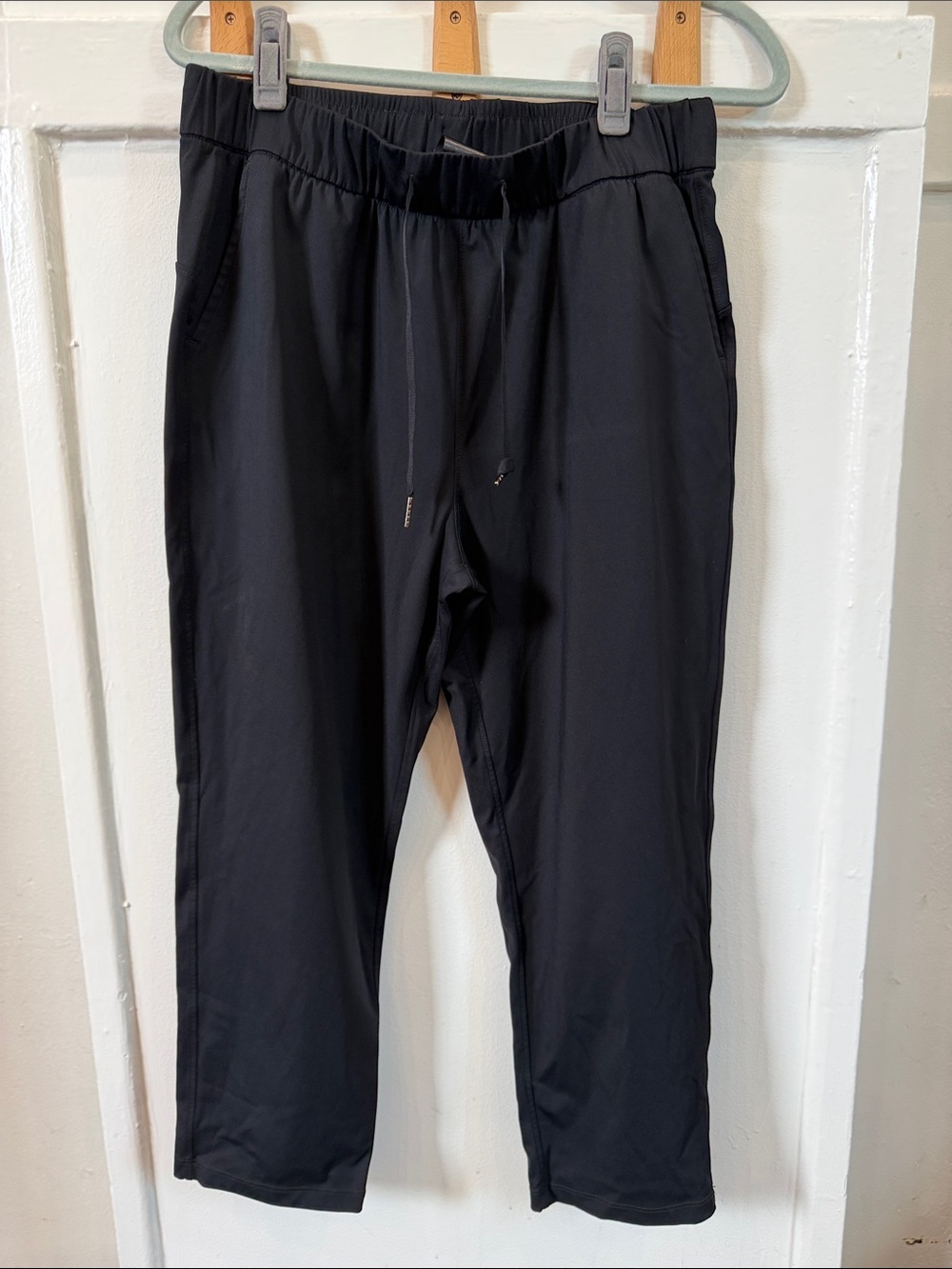 Black Drawstring Athletic Pants
